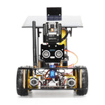 LinkMejor Solar ESP32-32 Camera Programming Education Robot Car IoT Ultrasonic Intelligent Programming Robot