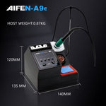 LinkMejor A9E Soldering Station 160W 100°C-450°C Adjustable Temperature Rework Station T245 Handle with Cleaning Tools and Multi Compatible Soldering Tips