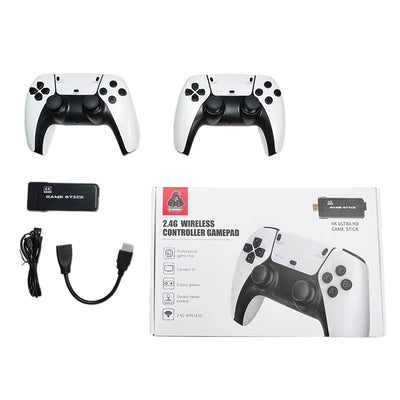 [128G] M8 Pro 4K HD TV Game Console with 2.4G Wireless Dual Controllers HD Output Open Source Linux 40000+ Retro Games Plug and Play Classic Arcade System