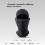 LinkMejor High Elastic Comfy Cycling Headgear Full Face Motorcycle Mask Moisture-wicking Breathable Head Neck Cover for Outdoor Windproof