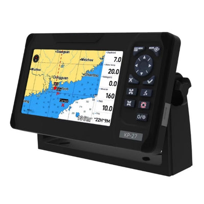 KP-27 7 Inch Marine GPS Chart Plotter High Brightness Display 1000 Nit GPS Beidou Galileo Glonass navigation NMEA0183 NMEA2000 Navionics C-Map K-Chart Maps Compatible