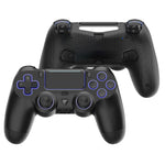 LinkMejor P03 Wireless bluetooth Game Controller with Hall Effect Joystick RGB Lighting Turbo Function Remappable Buttons No-Deadzone Mode Six-axis Gamepad Compatible with PS4 PC Android iOS