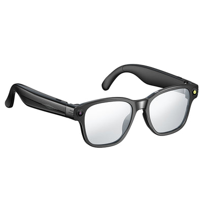 LinkMejor SG-10 AI Smart Photography Glasses with AI Real Time Translation Dual Mic Noise Reduction WiFi & bluetooth Binaural Speakers EIS Anti-shake Music Playback Smart Audio Glasses