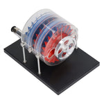LinkMejor Single Stage Multi-stage Steam Engine Turbine Model Physics Experiment Science Discovery Production Invention Gift Collection Toys