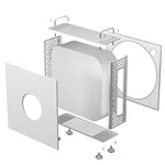 MM404 Mac/Mini Computer Host Aluminum Alloy Protective Shell Heat Dissipation Shockproof Cover Chassis for Mac/Mini