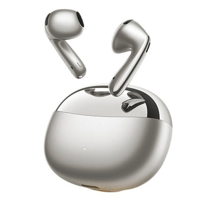 QCY Ailybuds E50 TWS Earbuds Half-in-ear bluetooth V6.0 Earphone -50dB Active Noise Cancelling 6-Mic Call Noise Reduction LCP Liquid Polymer Diaphragm Hi-Res LDAC Audio IPX5 Waterproof Sports Headphones