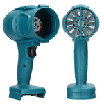 Turbo Fan 1000W Handheld Cordless Fan with Dual Motor Options High-Speed Blowing Power Compatible with 18V Battery for Car Cleaning and Industrial Use