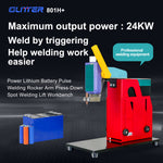 Glitter 801H+ Pulse Spot Welder Workstation 24KW 4000A Lithium Battery Welding Machine With Rocker Arm Adjustable Lift Table