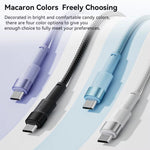 LinkMejor TQ-X16 2.4A USB-A to Micro USB Cable Fast Charging Data Transmission Tin-plated Copper Core Line 1M/2M Long for Huawei P Smart 2021 for Xiaomi 4C for iQOO U3x