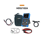 LinkMejor HDS2102A Automotive Diagnostic Oscilloscope 100MHz Bandwidth 500MSa/s Sampling Rate 2 Channels Multimeter CAN LIN Waveform Library Portable Rechargeable Battery