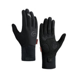 Golovejoy Winter Cycling Gloves for Men Women Outdoor Sports Windproof Waterproof Fleece Warm Non-slip Shock Absorption Bike Gloves