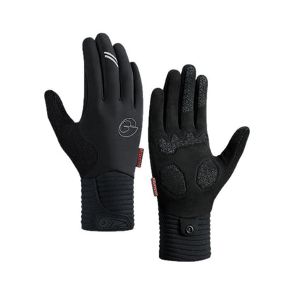 Golovejoy Winter Cycling Gloves for Men Women Outdoor Sports Windproof Waterproof Fleece Warm Non-slip Shock Absorption Bike Gloves