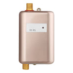 3000W/3800W Electric Instant Tankless Water Heater 304 Stainless Steel IPX4 Waterproof Compact Design US/EU Plug Quick Heating for Kitchen Washbasin