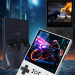 R36Max 128G Open Source Handheld Game Console 4.0-inch Screen Built-in 21000+ Games 4000mAh Portable Dual Hall Joystick Pocket Video Player Supports 30+ Emulators