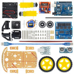DIY Smart Car Kit Four-Wheel Two-Wheel L298N Driver Module Tracking Bluetooth Capacitive Sensor 4 Channel Relay for Arduino Robotics