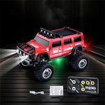 LinkMejor HG4-221/222 RTR 1/64 2.4G Mini RC Car Alloy Shell Hummer Off-Road Climbing Truck Support App Remote Controlled LED Light Simulated Vehicle Three Speed Cruise Control Desktop Toys Model Collection Gift For Boys