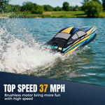 Volantexrc 792-8 RTR 37mph 2.4G Arrobolt SR60 3S Brushless RC Boat Auto Self Righting Reverse Water Cooling System High Speed Ship Vehicles Models Toys