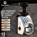 WEST BIKING 1600LM Bike Headlight High-Brightness Cycling Frontlight with Wireless Remote Control IPX6 Waterproof Type-C Rechargeable Bicycle Lamp