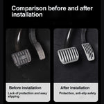 For Tesla Model 3/Y Accelerator Pedal Brake Pedal Aluminum Alloy Foot Brake Pedal Cover Rest Pedal