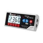 LinkMejor ET24D 6000 Counts True RMS Desktop Multimeter Auto-Recognition AC DC Voltage Tester Capacitance Temperature Continuity NCV Measurement LCD Backlit Rechargeable Lithium Battery Compact Design
