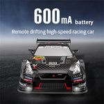 LinkMejor XJ-1996 RTR 1/16 2.4G 4WD Drift RC Car Mini Racing LED Light Remote Control High-Speed Motor On-Road Race Vehicle Model Boys Gifts Toys