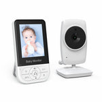 MC628A Wireless Baby Monitor 2.8 Inch Screen Two Way Audio Night Vision Temperature Monitoring 2X Zoom 22H Battery Video Monitoring Pet Baby Surveillance Secure Connection