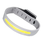 LinkMejor Charging Strong Running Light Outdoor COB Night Sports Light Arm Night Flashing Strong Riding Lamp