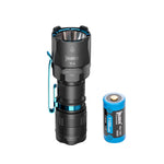 LinkMejor T4 401M EDC Tactical Flashlight 850LM USB Rechargeable with 18350 Battery Small Keychain Flashlight Powerful Long Throw LED Mini Torch Pocket Light