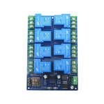 DC7-28V / 5V Power Supply ESP8266 WiFi 8 Channel 30A Relay Module ESP-12F Development Board