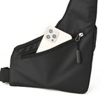 Fashion Anti-Theft Men's Chest Bag Casual Outdoor Sports Waterproof Cycling Triangle Sling Bag with Multiple Compartments