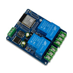 LC DC7-28/5V Power Supply WiFi bluetooth Dual Channel 30A Relay Development Board ESP32 Secondary Development