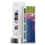 LinkMejor Ak980V2 PRO Mechanical Gaming Keyboard with Knob and TFT Color Display Tri-Mode Gasket Structure 10000mAh Battery Dual 8K Polling Rate