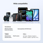 [GaN Tech] KUULAA KL-CD116 PD30W 2-Port USB PD Charger USB-A+USB-C PD Fast Charging Wall Charger Adapter EU Plug for iPhone 17 17Pro 16 Pro Max 15 14 13 for Xiaomi 17pro for Huawei Mate XTs for OPPO for VIVO