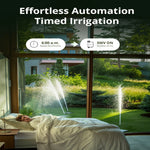 LinkMejor SWV Zigbe 3.0 Smart Water Valve IP55 Automatic Sprinkler Controller 6V Wireless Alexa Google Control With Long-Lasting Battery