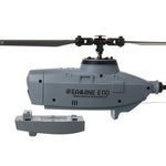 LinkMejor E110 2.4G 4CH 6-Axis Gyro 720P Camera Optical Flow Localization Flybarless Scale RC Helicopter RTF