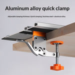 2PCS Track Saw Guide Rail Clamp for Makita and Festool Guide Rail System