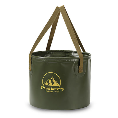20L Collapsible Bucket Folding Large Capacity Leakproof Huge Loading Fishing Bucket Camping Water Bag Camping Supplies