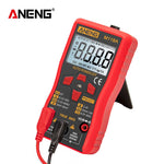 LinkMejor M118A Digital 6000 Counts Auto Range True Rms Mini Multimeter Transistor Meter with NCV Data Hold Flashlight