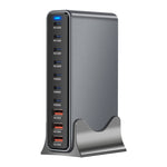 [GaN Tech] Bakeey YMX-765W 765W 10-Port USB PD Charger 3USB-A+7USB-C PD QC Fast Charging Desktop Charging Station EU Plug US Plug for iPhone 16 16 Pro 15 Pro Max 14 13 12 for Xiaomi 15Pro for Huawei Pura X