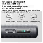 LinkMejor 8.8F Electric Screwdriver Set Rechargeable 2000mAh Type-C Portable Power Tools with LED Light 28 Bits Home Repair Kit