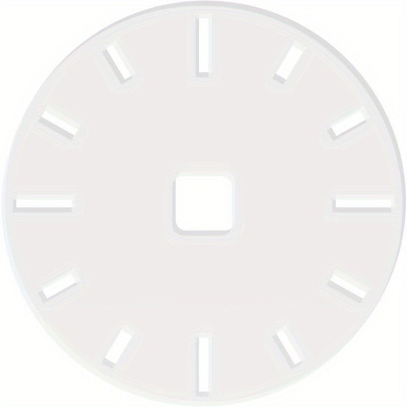 Acrylic 12 Inch Clock Face Template Transparent Router Guide DIY Woodworking Craft Tool Protective Film Clear Finish