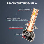 LinkMejor Q8 H1/H4/H7/H11/9005/9006/9012 170W 7000LM LED Headlight Bulb IP67 Waterproof Automotive Headlights High Brightness Bulbs