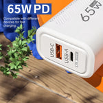 [GaN Tech] APD-180 2-Port USB PD Charger USB-A+USB-C PD QC3.0 Fast Charging Wall Charger Adapter EU Plug US Plug for iPhone 16 15 14 13 Pro for Samsung Galaxy Z Flip6 for Xiaomi Civi 4 Pro for Huawei Nova Flip