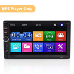 7018B Car Radio 7 Inch 2Din FM Modulator Stereo Receiver Support RearView Camera Audio Player Bluetooth Mirror Link MP5