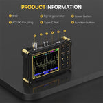 LinkMejor DSO154Pro Mini Handheld Digital Oscilloscope 154pro 40MSa/s Sampling Rate 18MHz Bandwidth PWM Signal Generator LCD Display