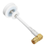 Realacc Pagoda Antenna RHCP Right Angle 5.8GHz 5dBi 50W 75mm Omni FPV Antenna SMA/RP-SMA For RC Drone