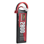 LinkMejor Power 7.4V 2800mAh 100C 2S LiPo Battery T Plug for RC Car