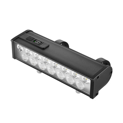 LinkMejor 1200 LM Bicycle Headlight White Yellow Dual-light Digital Type-C Charging Power Display Waterproof Bike Front Light for Night Cycling Safety