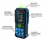 Genuine Professional GLM50-23G Green Laser Range Finder 50m Measurement IP65 360° Tilt Sensor High Accuracy English version