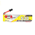 6PCS LinkMejor GNB 3.8V 530mAh 90C 1S LiHV Lipo Battery A30 Plug for Sub250 Nanofly20 Emax Tinyhawk S BetaFPV Beta75X Whoop RC Drone FPV Racing